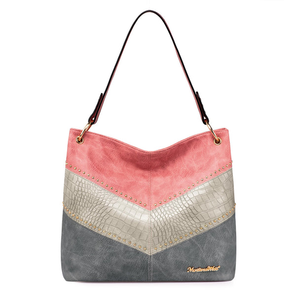 Hobo Shoulder Handbag for Ladies with Back Pocket