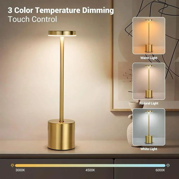 USB Rechargeable Touch Dimming Table Lamp