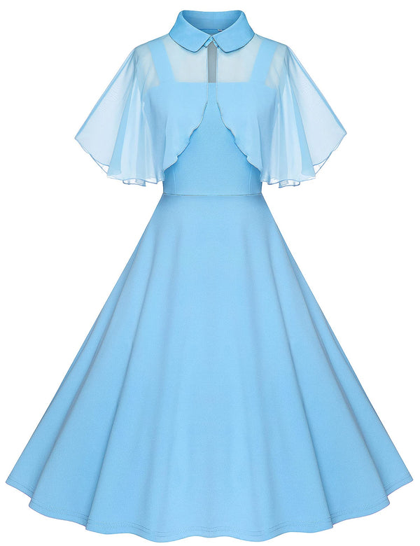 Vintage Swing Dress - 1950s Rockabilly Pin-Up Style