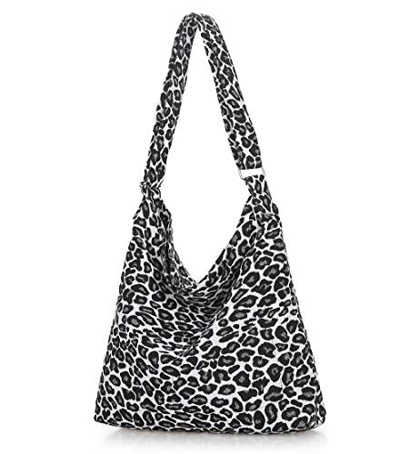 Retro Large Canvas Shoulder Bag — Hobo Crossbody Casual Tote