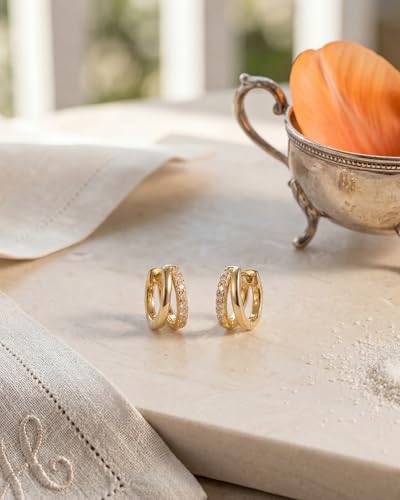 Gold Hoop Earrings for Women Huggie Hoop Earrings Jewelry Gifts