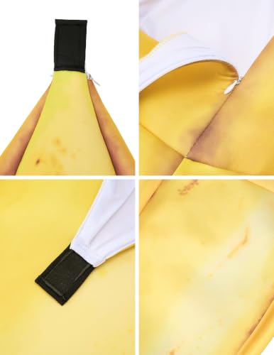 Spooktacular Creations Realistic Banana Costume for Adult Halloween Costume, Theater Plays, Outdoor Activity