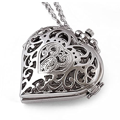 Women's Pocket Watch, Analog Display, Quartz Movement, Silver Stainles Main image