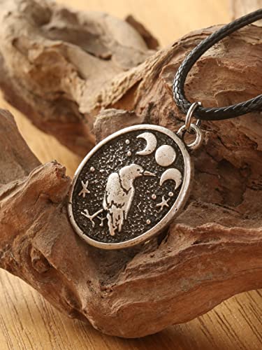 Triple Moon Goddess Necklace - Lunar Phase Jewelry