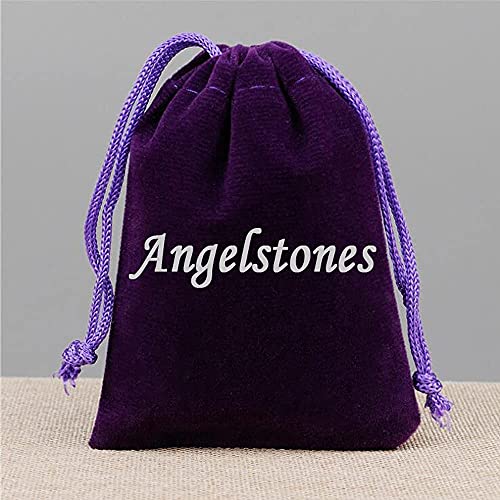 Angelstones Gemstones 6mm Round Beads Healing Crystal Bracelet for women