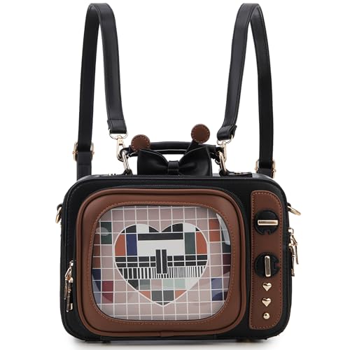 TV-Shaped Ita Bag Backpack — Cute Pin Display