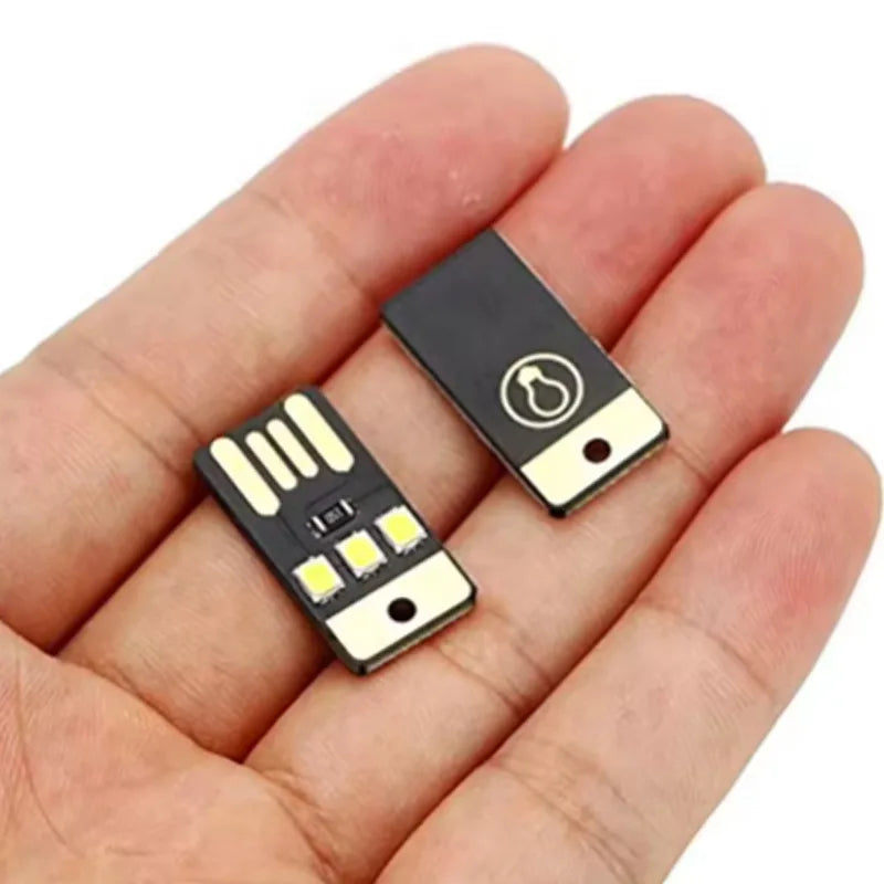 20pcs Ultra-thin Mini USB LED Lamp, Computer Lamp, Power Bank, Portable High-intensity USB Lamp, ... Main image