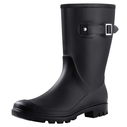 Mid Calf Rain Boots Waterproof Shoes Main image