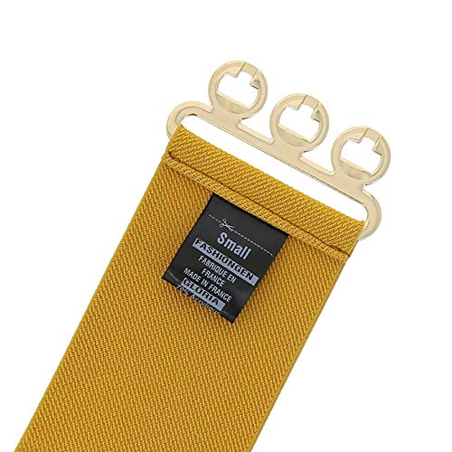 Wide Waist Elasticated Woman Belt Made In France, Gloria