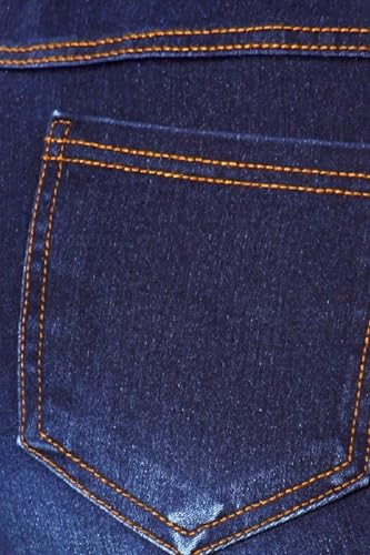 Women’s Stretch Denim Pull On Jeans With Pockets – Ripped