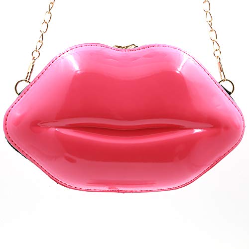 Red Lip Clutch Purse