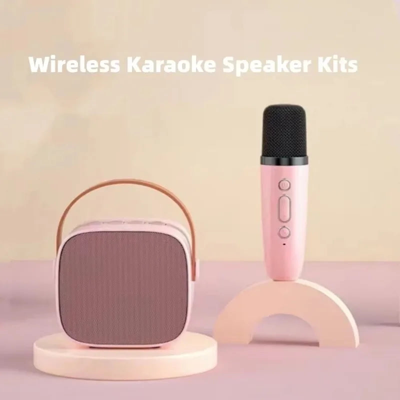 Home Karaoke Machine with Dual Microphones & Bluetooth