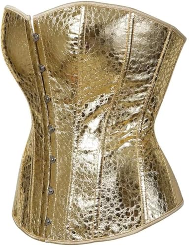 Gothic Faux Leather Steampunk Corset