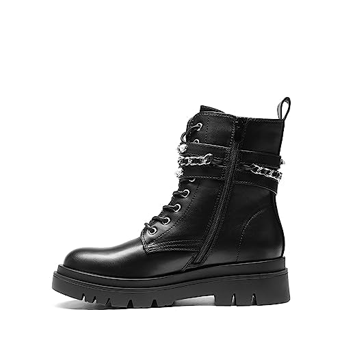 DREAM PAIRS Women's Combat Boots Lace Up Ankle Booties Shoes
