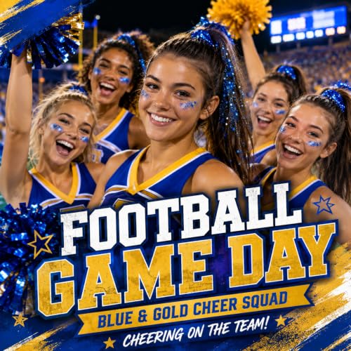 Blue Hair Glitter Stick,Royal Blue Face Glitter Stick,Blue School Spirit Day Accessories,Waterproof Singer Concert Halloween Chunky Sequins Makeup,Cheer Glitter for Football Sports Game Day