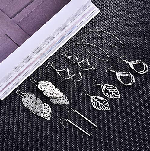 6 Pairs Drop Dangle Earrings for Women Threader Earring Set