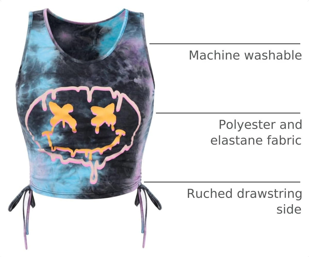 Remidoo Crop Tops for Women Casual Cropped Tank Top Summer Sleeveless Shirts