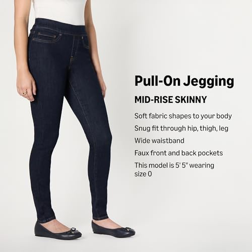Women's Stretch Denim Mid-rise Pull-on Skinny