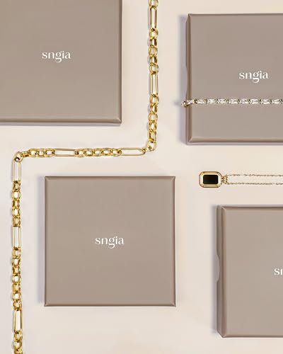 SNGIA Colorful 18K Gold Plated Bracelets for Women, Stack Bangle Beaded Stone Jewelry Accessories Set for Woman, Trendy Fashion Jewelry Gifts