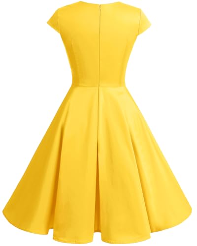 Bbonlinedress Women Short 1950s Retro Vintage Cocktail Party Swing Dresses