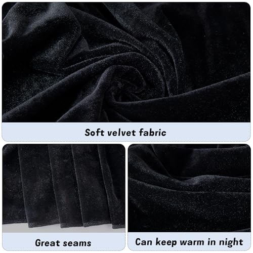 Wehhbtye Velvet Shawl and Wraps, Women's Scarves Wrap for Evening Dress, Elegant Lady Style Shawl Wraps for Dress Accessories