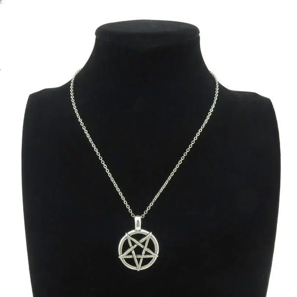 Pentagram Necklace - Wiccan Pendant Jewelry
