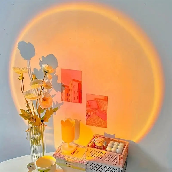 Sunset Projection Lamp, USB Home Decoration Atmosphere Lamp, Multi-angle Rotatable, Suitable for ...