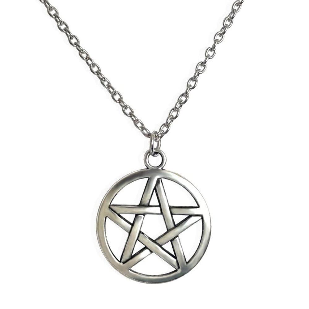 Pentagram Necklace - Wiccan Pendant Jewelry