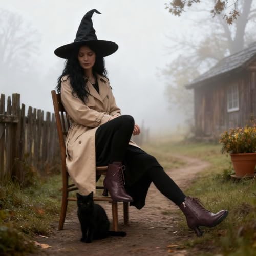 Victorian Boots For Women Vintage Renaissance Witch Shoes