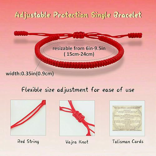 Red Bracelet for Women Men, Rakhi for Brother, Baby Protection Gift