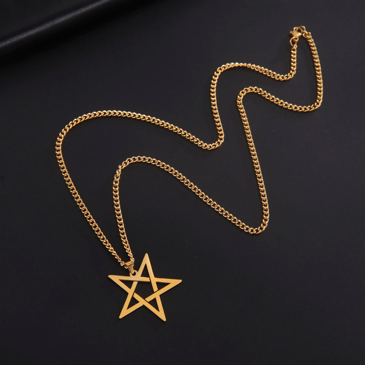 Stainless Steel Pentagram Necklace