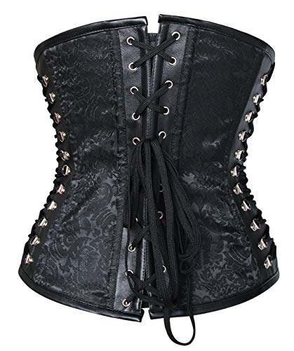 Spiral Steel Boned Steampunk Underbust Corset