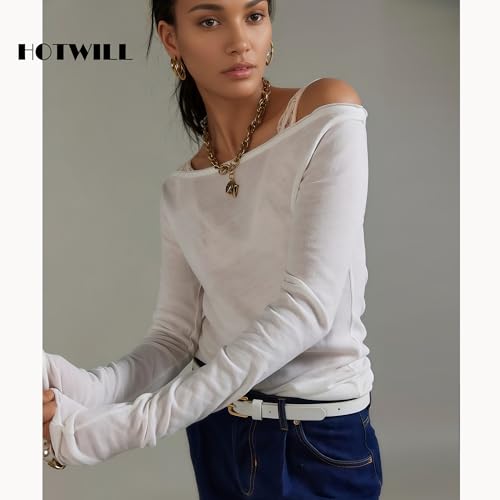4 Pack Women Skinny Belts For Jeans Dress Thin Waist Belt For Ladies