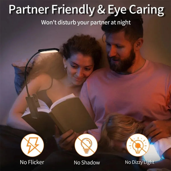 LED Book LED Light Lamp Adjustable Flexible Night Reading Lamp