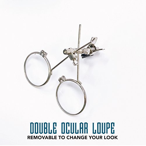 Victorian Steampunk Goggles with Compass & Ocular Loupe