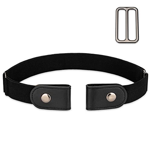 No Buckle Stretch Belt For Women Men, Elastic Invisible For Jeans Main image