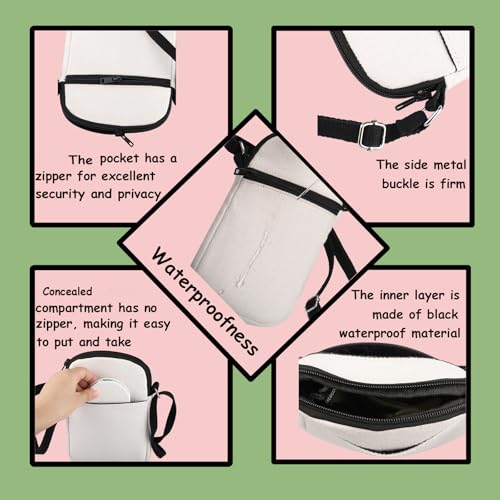 DR.P Beverage Crossbody Sling — Animal Print Drinks-Lovers Gift