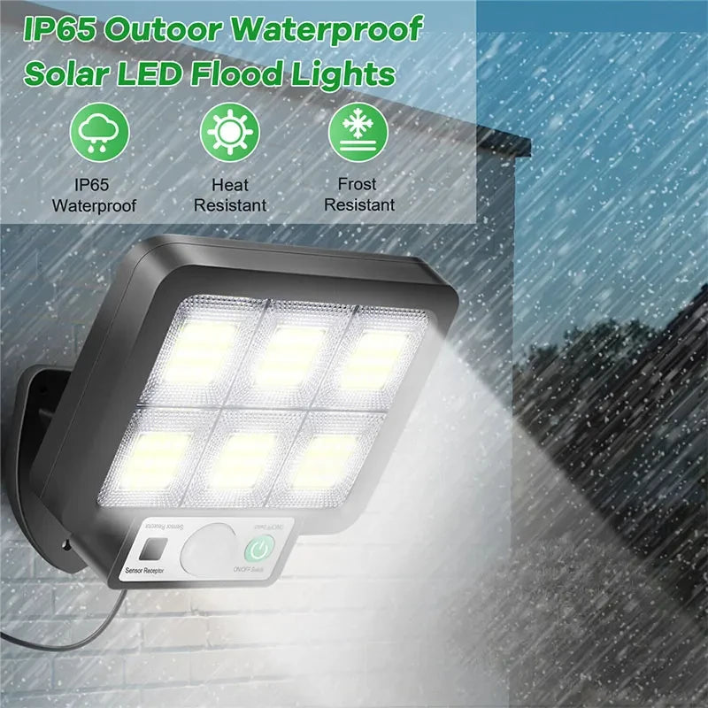 Homefish LED Solar Split Wall Lamp With Motion Sensor Outdoor Waterproof Emergency Lighting for S...