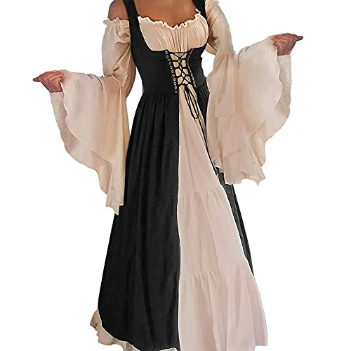ABaoWedding Womens's Medieval Renaissance Costume Cosplay Over Dress