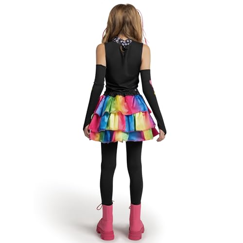 Spooktacular Creations Halloween Kids Skeleton Costume, Funky Punky Bone Skeleton Deluxe Costume, Halloween Girls Outfit