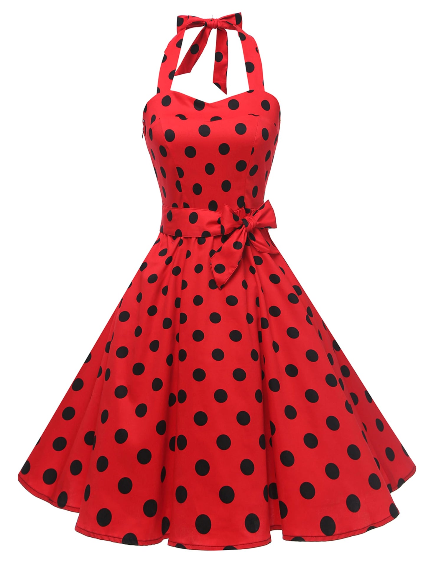 Hanpceirs Casual Sundress Halter Cocktail Dresses Spring Dress