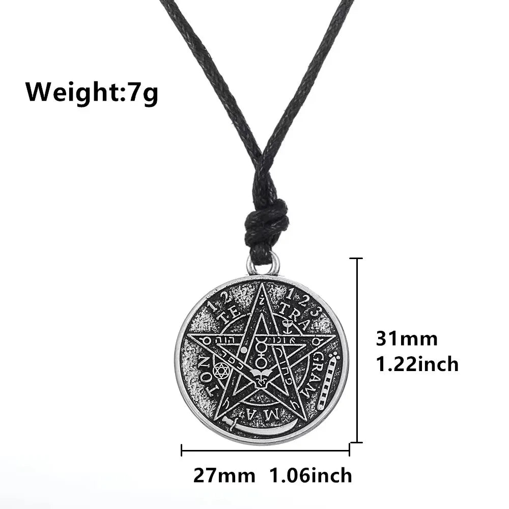 Pentagram Necklace - Wiccan Pendant Jewelry Secondary image