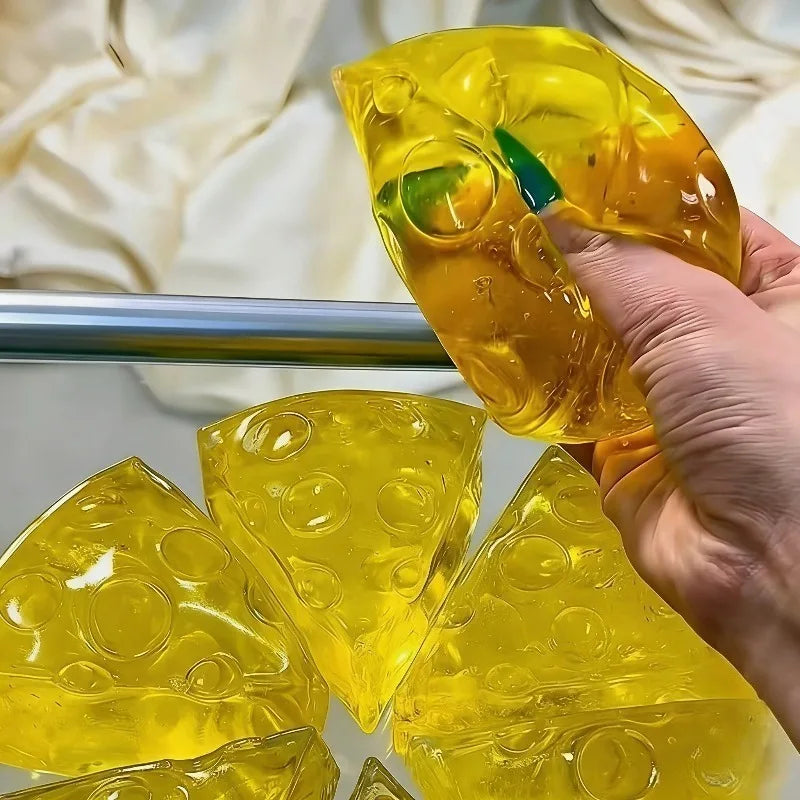 Squishy Mochi Cheese Fidget Squeeze Toy