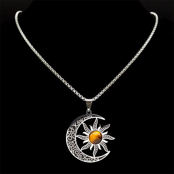 Stainless Steel Pentagram Necklace