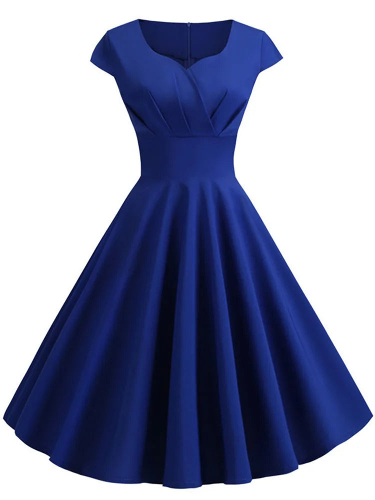 Vintage Swing Dress - 1950s Rockabilly Pin-Up Style Main image