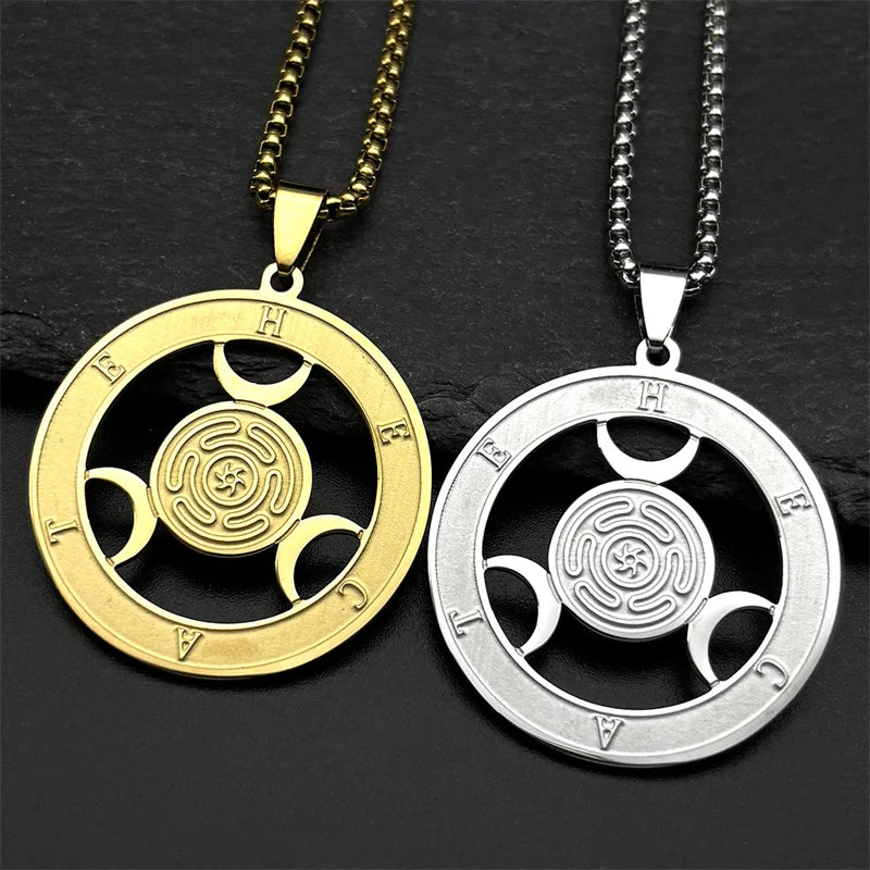 Moon Phase Necklace - Lunar Cycle Jewelry