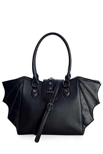Women's Gothic Annabelle Bat Winged Crossbody Purse