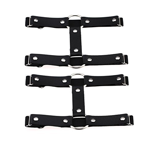 Outman Adjustable 2 Rows Leg Harness Garter Belt Punk Thigh Ring Garter