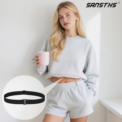 Crop Top Tuck Band For Women Adjustable Tucky Waist Belt Tucking Secondary image