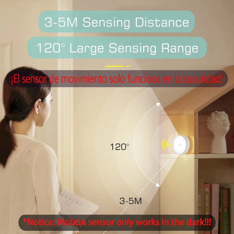 Motion Sensor LED Light LED Lamp for Kitchen Bedroom Stairs Hallway Cabinet Closet Wardrobe Night... Secondary image